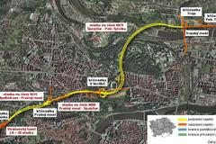 Trasa tunelového komplexu Blanka