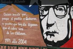 Salvador Allende, malba na ulici