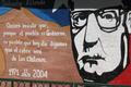 Salvador Allende, malba na ulici