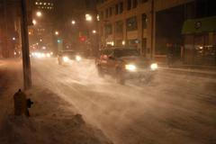 Sněhová bouře ochromila USA
