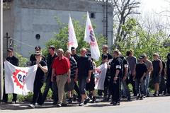 demonstrace DS v Krupce