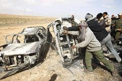 Libye: útok na povstalecký konvoj 3