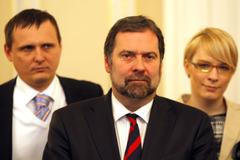 Trojkoalice po jednání s Václavem Klausem