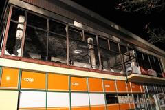 Požár restaurace Krumlov