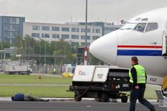 ČSA - letiště Ruzyně - cvičení