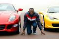 Usain Bolt a vozy Ferrari