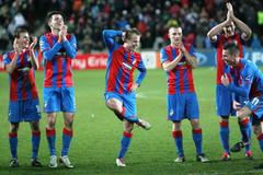 Liga mistrů: Plzeň - AC Milán (radost)