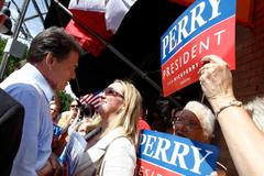 Texaský guvernér a kandidát na prezidenta Rick Perry v Iowě