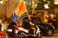 FC Barcelona - titul - oslavy, fanoušci