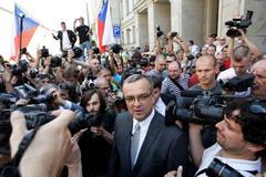 Stávka v Praze: Kalousek šel mezi demonstranty