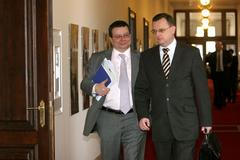 Alexandr Vondra a Petr Nečas