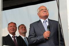 Václav Klaus a velkorypadlo