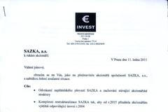 Sazka - dokumet 1-1/2