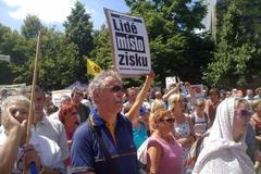 Odbory protestují protí zdravotní reformě