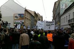 Brno - demonstrace