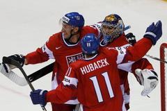 Tak se slaví bronz. Česko - Rusko 7:4