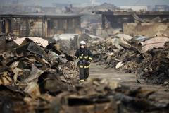 Japonsko po katastrofě - záchranář