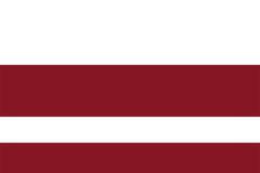 Vlajka - Lotyšsko