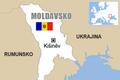Moldavsko - mapa