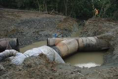 Fulnek, praské potrubí, D47