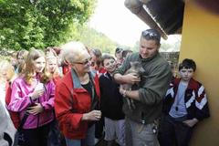 Prase savanové při křtinách