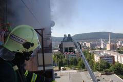 Požár bytu ve Zlíně