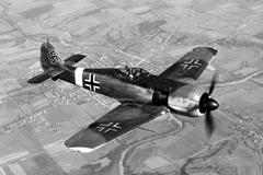 Německá stíhačka Fw-190 Focke Wulf