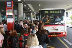 Stávka taxi v Ruzyni