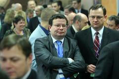 Kongres ODS: Alexandr Vondra a Petr Nečas