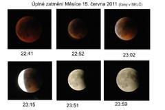 Zatmění Měsíce v ČR - Měsíc je extrémně tmavý kvůli sopečnému prachu v atmosféře