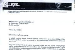 Sazka - dokumet 2-1/3