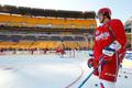 NHL Winter Classic - trénink (Ovečkin)