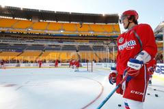 NHL Winter Classic - trénink (Ovečkin)