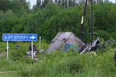 V Rusku spadlo letadlo a vzplálo, mrtvých je 44