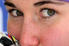 Záhrobská s medailí