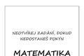 Pilotní zadání testu z matematiky pro celoplošné testování žáků 5. tříd - 1