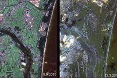 Japonská katastrofa z ptačí perspektivy