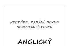 Pilotní zadání testu z angličtiny pro celoplošné testování žáků 5. tříd - 1