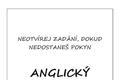 Pilotní zadání testu z angličtiny pro celoplošné testování žáků 5. tříd - 1