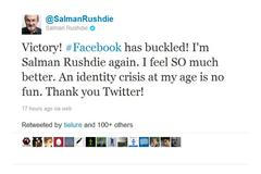 Salman Rushdie a jeho vítězství nad Facebookem