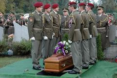 Pohřeb českého vojáka