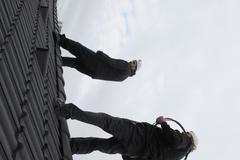 Kominíci při práci