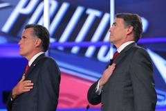 USA - Texaský guvernér Rick Perry na debatě rep.kandidátů na Floridě