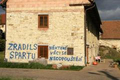 Praha - vandalismus - František Straka - dům