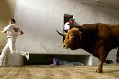 Útěk a schovávaná před býky