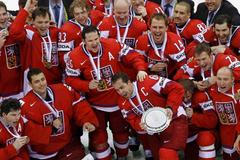 Tak se slaví bronz. Česko - Rusko 7:4