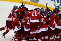 Tak se slaví bronz. Česko - Rusko 7:4