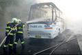 Požár autobus ČM