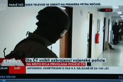 Páteční zásah vojenské policie na Kavčích horách