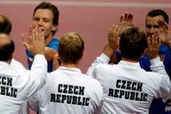 Radost českého daviscupového týmu